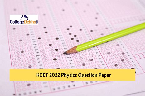 KCET 2022 Physics Question Paper: Download PDF for All Sets