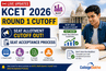 KCET 2026 Round 1 Cutoff LIVE Updates: Seat Allotment Cutoff OUT; Seat Acceptance Process