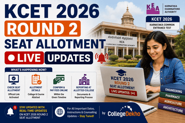 KCET 2026 Round 2 Seat Allotment LIVE Updates