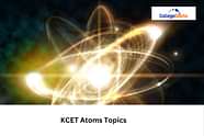 KCET Atoms and Nuclei Topics 2025