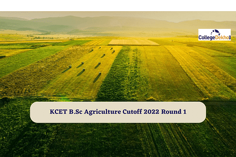 KCET B.Sc Agriculture Cutoff 2022 Round 1