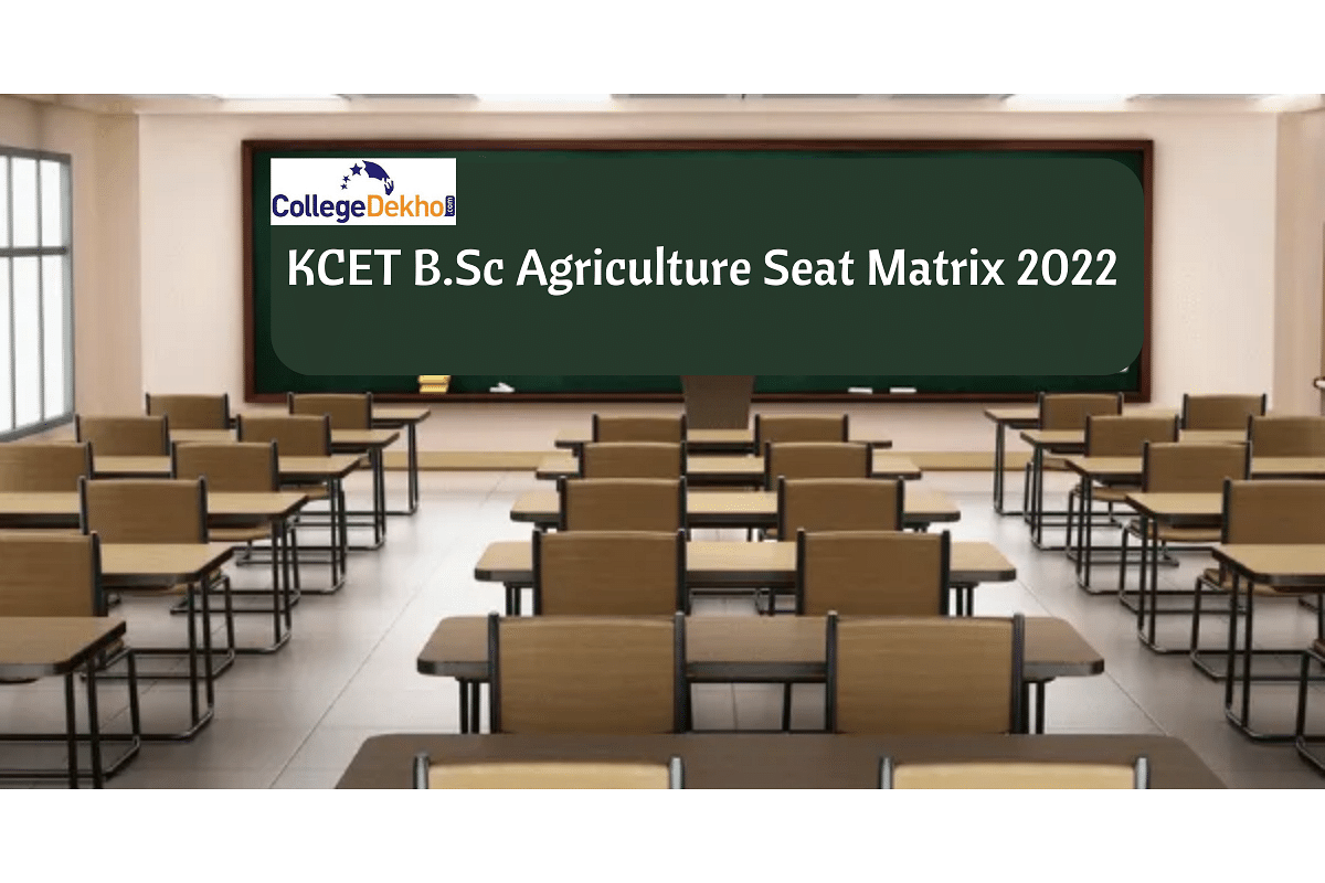 KCET B.Sc Agriculture Seat Matrix 2022 (Released): Download PDF, Check ...