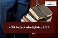 KCET Subject Wise Syllabus 2025