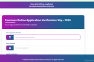 KCET Verification Slip 2026 Download Link Activated: Option Entry Dates to be Announced Soon