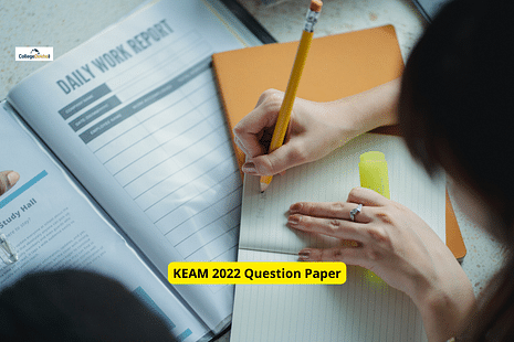 KEAM 2022 Question Paper: Download Paper 1 & 2 PDF All Sets