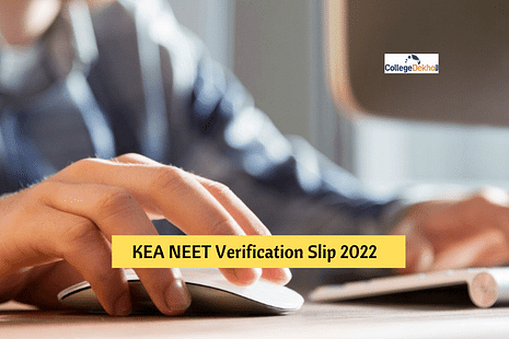 KEA NEET Verification Slip 2022
