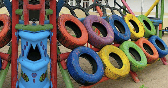 Reuse of Trash: Here’s what these IIT Graduates did to build Kids Playing Area