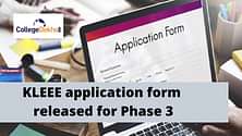 KLEEE application form 2022 released for Phase 3; Exam in May