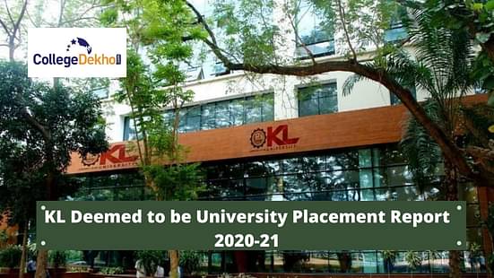 KL Deemed to be University Placement Report 2020-21