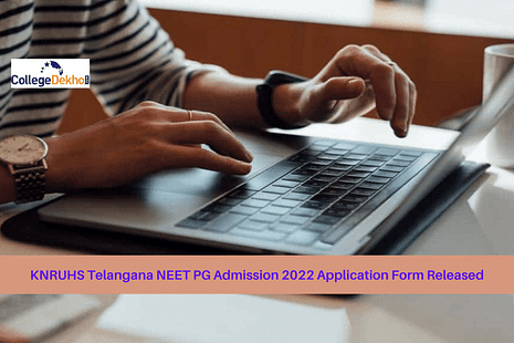 KNRUHS Telangana NEET PG Admission 2022 Application Form Released: Steps to Register