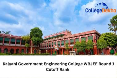 Kalyani Government Engineering College WBJEE Round 1 Cutoff Rank 2025
