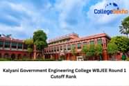 Kalyani Government Engineering College WBJEE Round 1 Cutoff Rank 2025