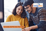 Karnataka 2nd PUC Arts Time Table