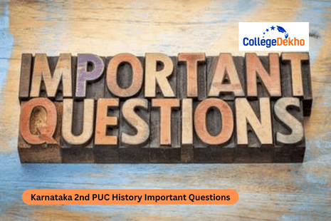 Karnataka 2nd PUC History Important Questions 2026