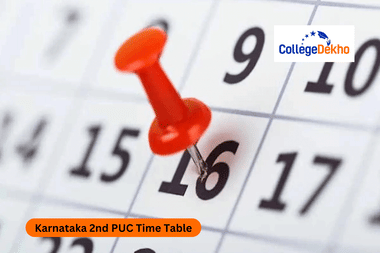 Karnataka 2nd PUC Time Table 2026