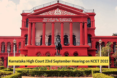 Karnataka High Court 23rd September Hearing on KCET 2022 Live Updates: Judgment Expected Today