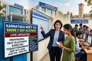 Karnataka NEET UG Round 2 Seat Allotment 2026 LIVE: Release Time, Direct Link at cetonline.karnataka.gov.in