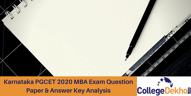 Karnataka PGCET 2020 MBA Exam Question Paper & Answer Key Analysis