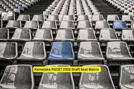 Karnataka PGCET 2022 Draft Seat Matrix for Counselling: Check tentative number of seats for MBA, MCA, M.Tech