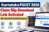 Karnataka PGCET 2026 Claim Slip Download Link Activated @cetonline.karnataka.gov.in