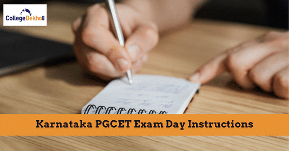 Karnataka PGCET 2021 exam day instructions