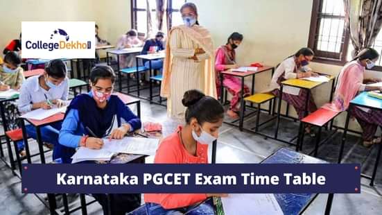 Karnataka PGCET 2021 Date Sheet