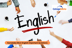 Karnataka SSLC English Important Questions 2026