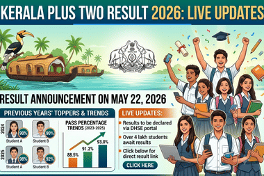 Kerala Plus Two Result 2026 Live Updates: Result Announcement on May 26; Previous Years Toppers & Pass Percentage Trends
