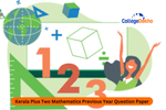 Kerala Plus Two Mathematics Previous Year Question Paper