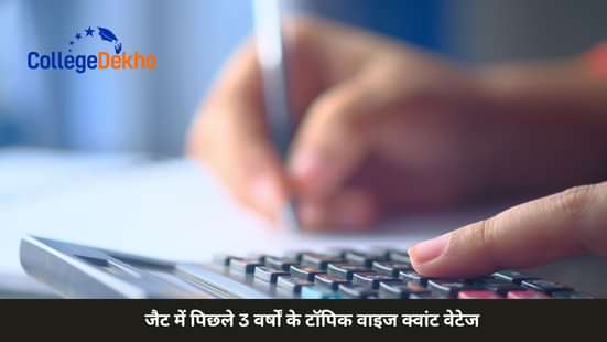 जैट में पिछले 3 वर्षों के टॉपिक वाइज क्वांट वेटेज (Last 3 Years Topic-wise Quant Weightage in XAT)