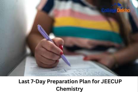 Last 7-Day Preparation Plan for JEECUP Chemistry 2025