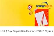 Last 7-Day Preparation Plan for JEECUP Physics 2025