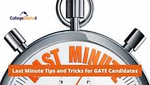 GATE 2024 Last Minute Tips
