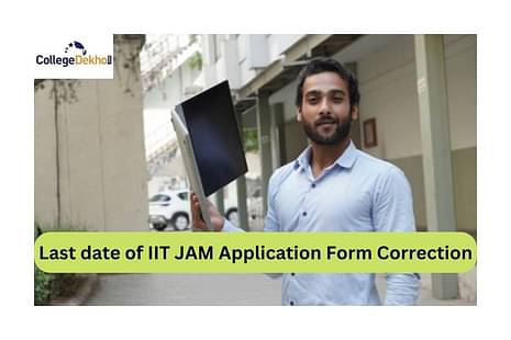 Last date of IIT JAM Application Form Correction is November 30