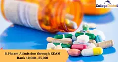 List of B.Pharm Colleges for KEAM Rank 10,000 to 25,000