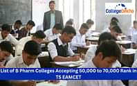 List of B Pharm Colleges Accepting 50,000 to 70,000 Rank in TS EAMCET 2024