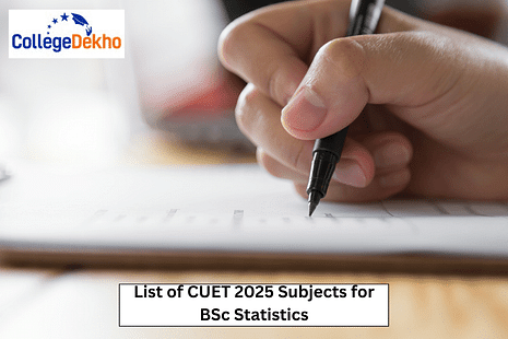 List of CUET 2025 Subjects for BSc Statistics