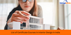 List of Certificate Courses in Interior Design in India