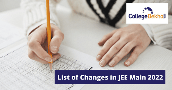 List of Changes in JEE Main 2022