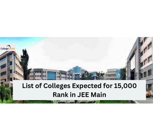 List of Colleges Expected for 15,000 Rank in JEE Main 2026