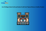 List of Colleges Under the Guruji Student Credit Card Yojana/Scheme in Andhra Pradesh