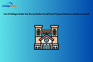 List of Colleges Under the Guruji Student Credit Card Yojana/Scheme in Andhra Pradesh