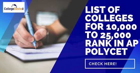 10,000 to 25,000 Rank in AP POLYCET