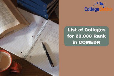 List of Colleges for 20,000 Rank in COMEDK 2026