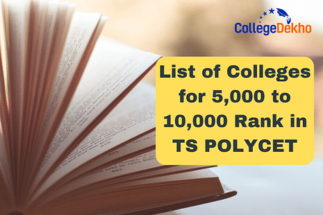 List of Colleges for 5,000 to 10,000 Rank in TS POLYCET