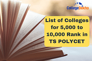 List of Colleges for 5,000 to 10,000 Rank in TS POLYCET 2024