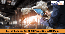 जेईई मेन में 80-90 पर्सेंटाइल के लिए कॉलेजों की लिस्ट 2026 (List of Colleges for 80-90 Percentile in JEE Main 2026 in Hindi)