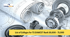List of Colleges for 50,000 to 75,000 Rank in TS EAMCET 2024