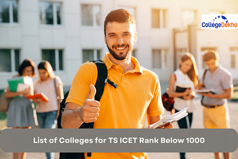Colleges for TS ICET Rank Below 1000