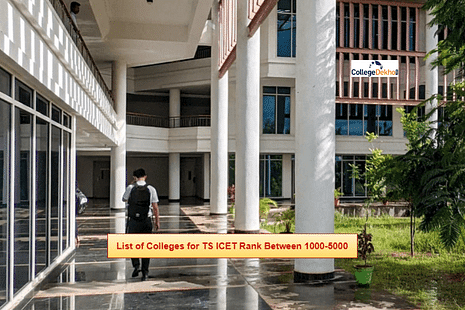 List of Colleges for TS ICET Rank Between 1000-5000